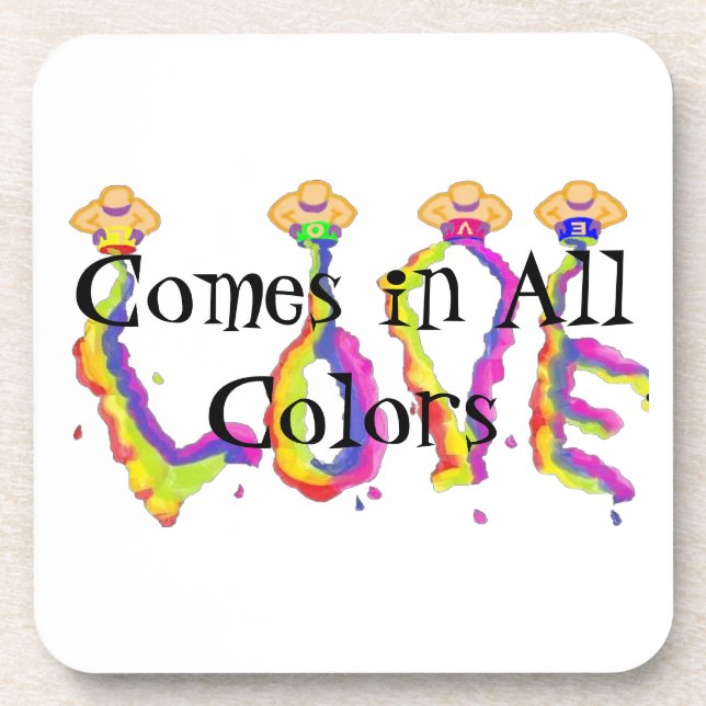 Love in All Colours Coaster (Front)