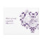 Love in Any Language in Purple RSVP Postcard
