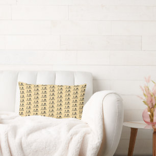 Love in Bloom: A Creative Lettering Lumbar Cushion
