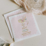 Love in Bloom Blush Pink Bridal Shower Napkin<br><div class="desc">Bring a show-stopping touch to your Love in Bloom themed bridal shower with these Personalised Napkins. Featuring a gorgeous blush pink floral design,  they're perfect for your celebration. Matching items in our store Cava Party Design.</div>