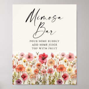 Love in Bloom Bridal Mimosa Sign