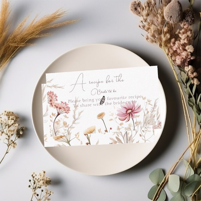 Love in bloom Bridal shower   Enclosure Card (Creator Uploaded)