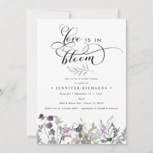 Love in Bloom Bridal Shower Invitation