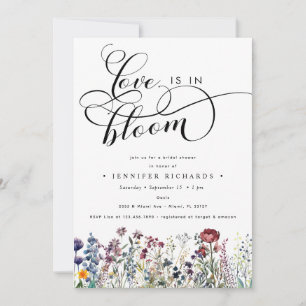 Love in Bloom Bridal Shower Invitation