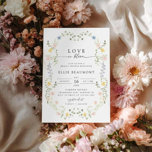 Love in Bloom Bridal Shower Invitation (Creator Uploaded)