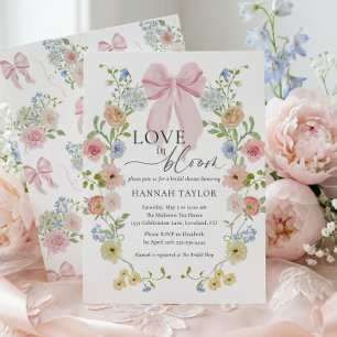 Love in Bloom Bridal Shower Invitation