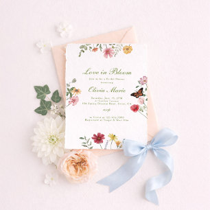 Love in Bloom Bridal Shower Invitation