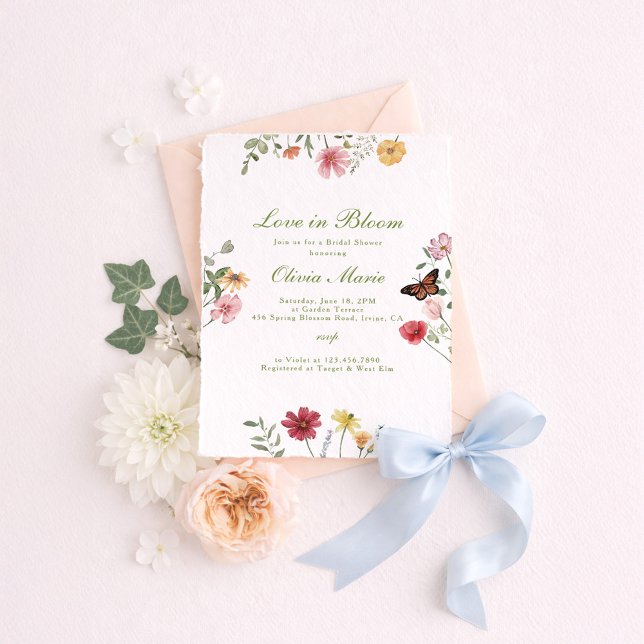 Love in Bloom Bridal Shower Invitation (Creator Uploaded)
