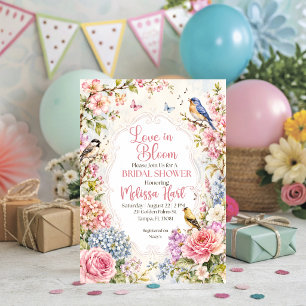Love In Bloom Bridal Shower Invitation
