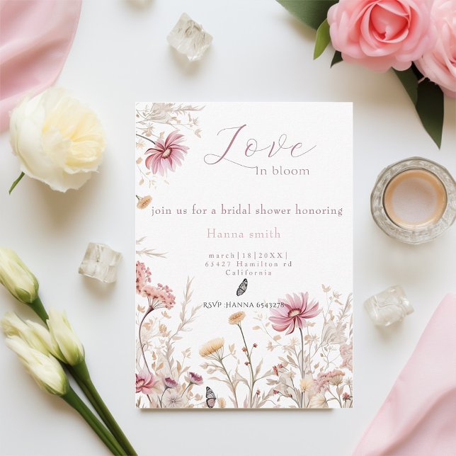 Love in bloom  Bridal shower   Invitation (Creator Uploaded)