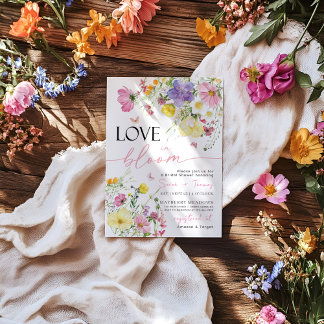 Love in Bloom Bridal Shower Invitation