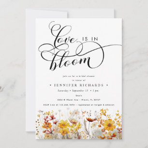 Love in Bloom Bridal Shower Invitation