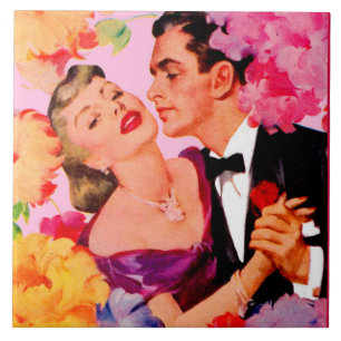 love in bloom ceramic tile