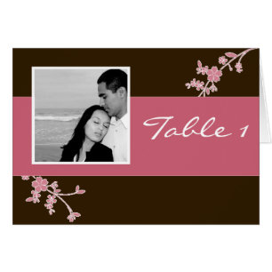 Love in Bloom: Chocolate Brown with Cherry Blossom