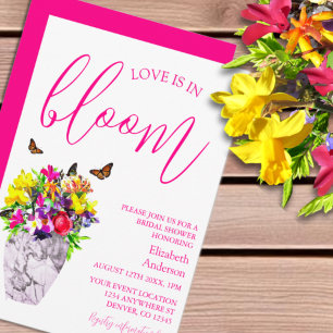 Love In Bloom Floral Bridal Shower Invitation