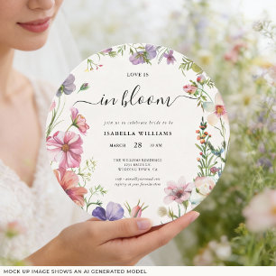 Love in Bloom Floral Bridal Shower Invitation
