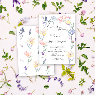 Love in Bloom Floral Bridal Shower Invitation
