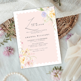 Love in bloom Floral Elegance Bridal Shower Invitation