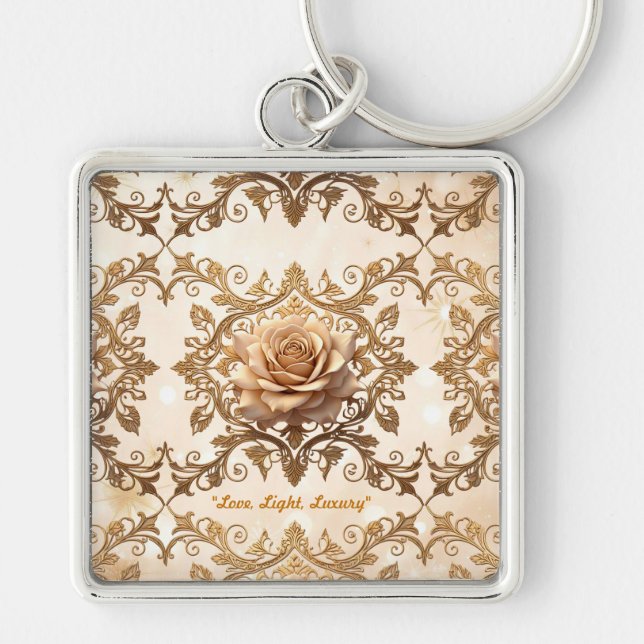 "Love in Bloom" Key Ring (Front)