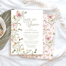 Love In Bloom Pink Floral Bridal Shower