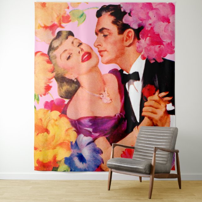 love in bloom tapestry (In Situ)