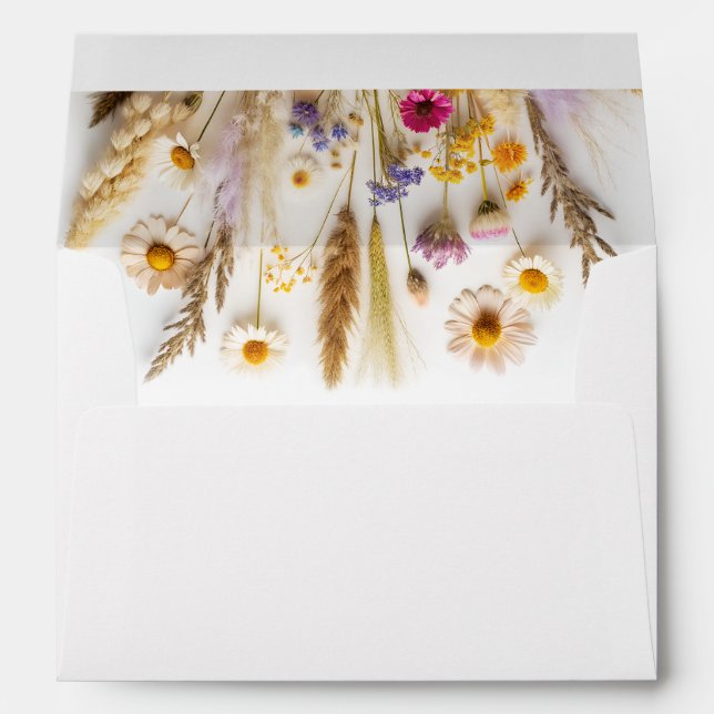 Love in Bloom Wedding Envelope (Back (Bottom))