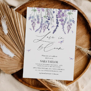Love in Bloom Wildflower Bridal Shower Invitation