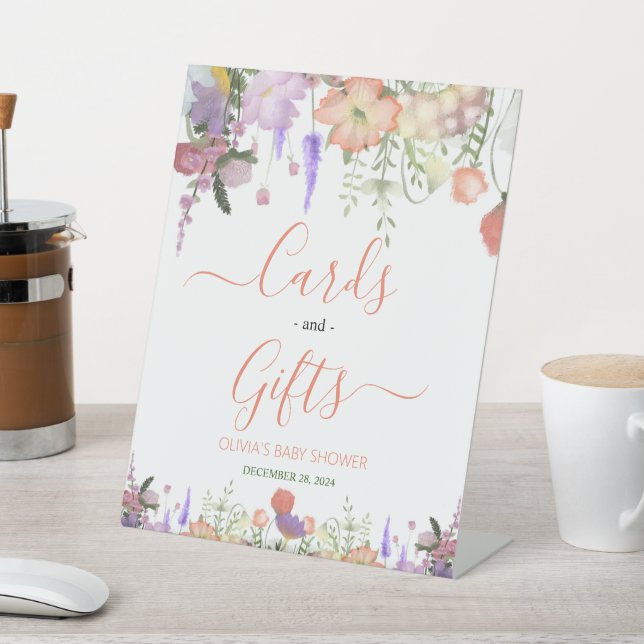 Love in bloom Wildflower Cards and Gifts Sign (In SItu)