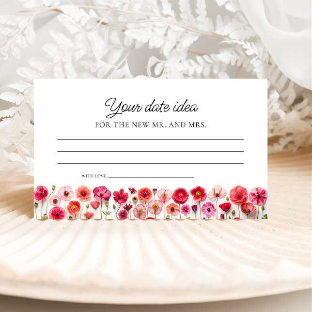 Love in Bloom Wildflower Date Night Ideas Enclosure Card (Creator Uploaded)