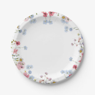 Love in Bloom Wildflower Plates
