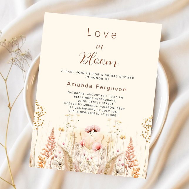 Love in bloom wildflowers budget Bridal Shower (Creator Uploaded)