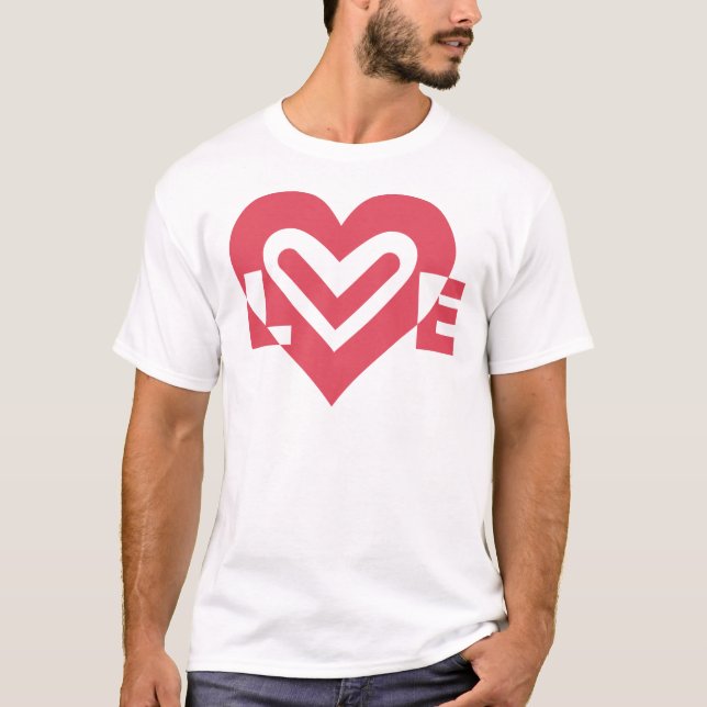 Love in Cherry Pink T-Shirt (Front)
