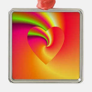 Love in Disguise - At The End of The Rainbow Metal Ornament