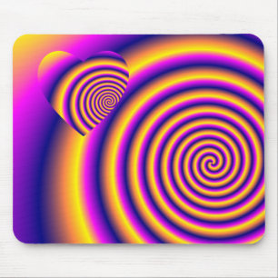 Love in Disguise Heart Mouse Pad