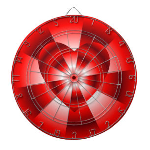 Love in Disguise - Red Radiance Dartboard