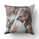 Love in Elegant Script | Two Photo with Heart