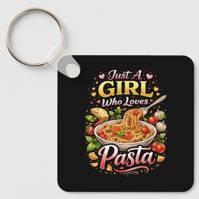 Love in Every Bite Key Ring (Front)