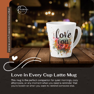 Love in Every Cup Latte Mug
