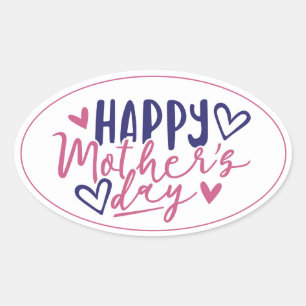 Love in Every Letter Oval Sticker