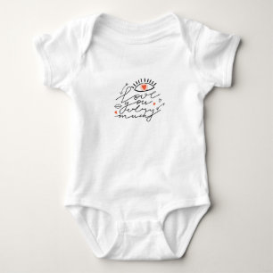 Love in Eyes: Vintage Romantic Beauty. Baby Bodysuit
