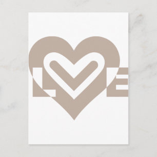 Love in Grey Postcard