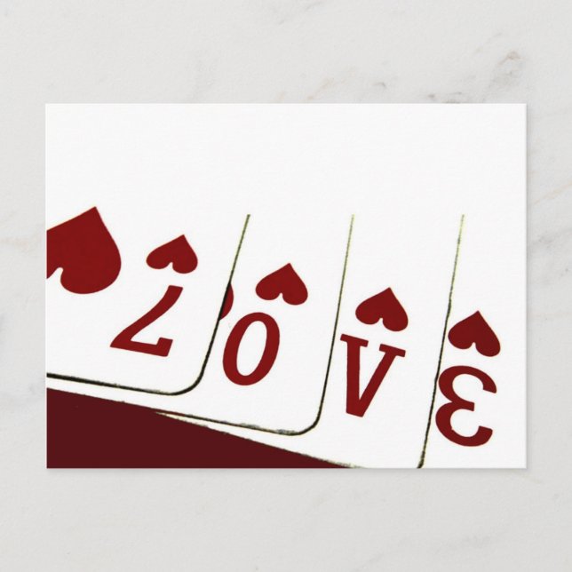 Love in Heart Playing Cards (Front)