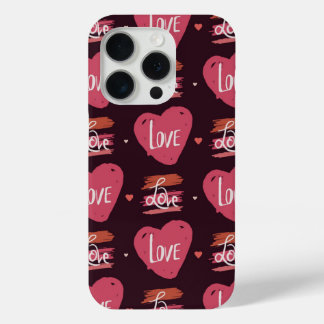 Love in Hearts iPhone 15 Pro Case