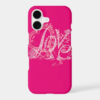 Love in Hot Pink Case