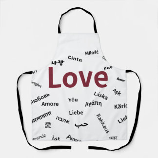 Love in Many Languages Apron 