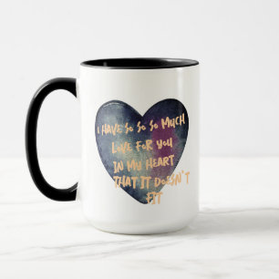 Love in My Heart Flirting Mug, Perfect Valentine's Mug