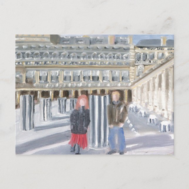 LOVE IN PARIS POSTCARD (Front)