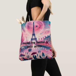 LOVE IN PARIS TOTE BAG