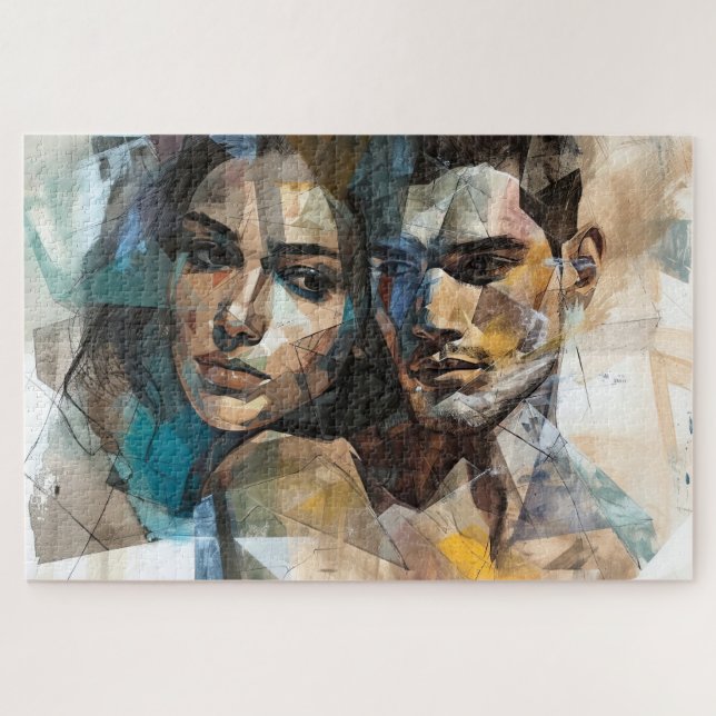 Love in Pastel Tones Jigsaw Puzzle (Horizontal)