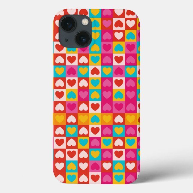 Love in Patterns Case-Mate iPhone Case (Back)